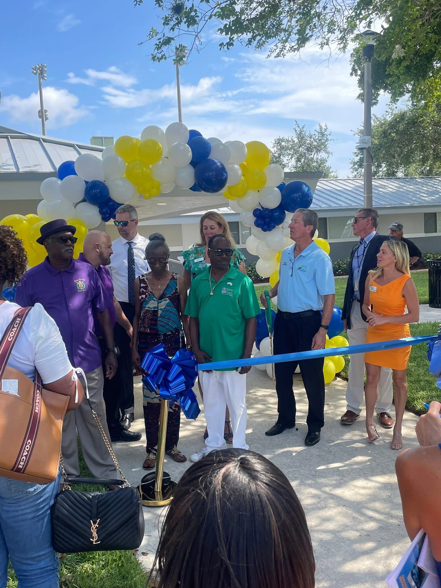 Pompano Beach, FL STEM TechRec Center Ribbon Cutting Event May 2025 - City Staff Members